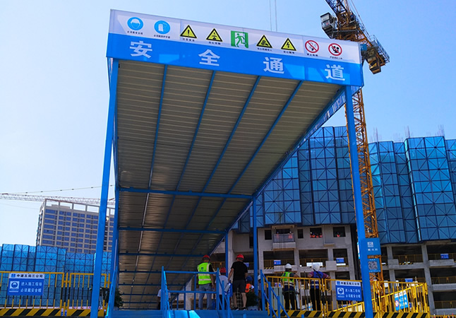 安全通道防护棚 安全通道防护棚